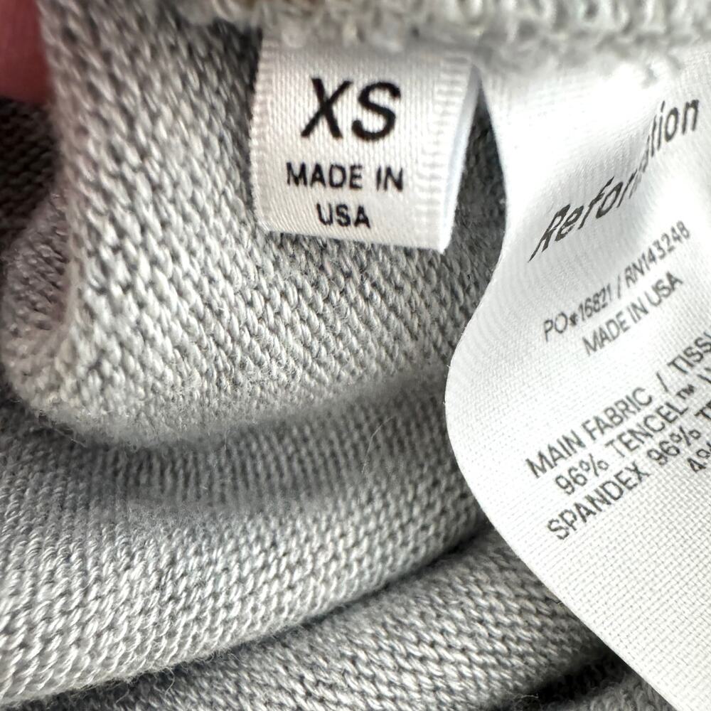 Reformation Jeans Womens Pullover Knit Sweater Size XS Comfy Neutral Gray - Picture 4 of 8